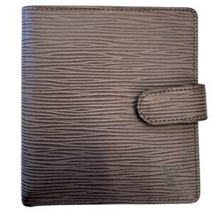 Louis Vuitton Epi Compact Snap Wallet | Taupe Gray)